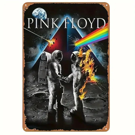 PINK FLOYD - plechová deska...