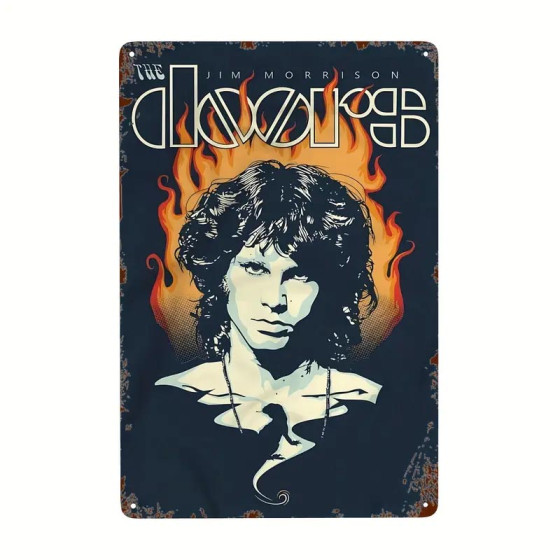 The doors - plechová deska...